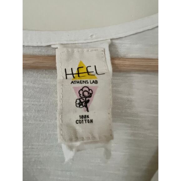 HEEL Athens Lab Long Maxi Women's Dress Summer A-Line 100% Cotton Lagenlook - Picture 3 of 3